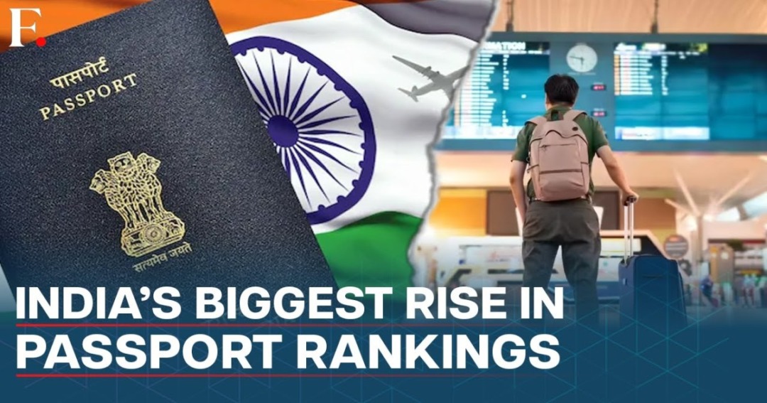 Indian Passport Jump in Ranking- 77th Position