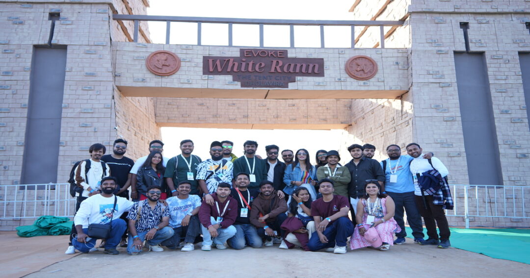 Explurgers Creator Connect at White Rann Tent City, Dholavira
